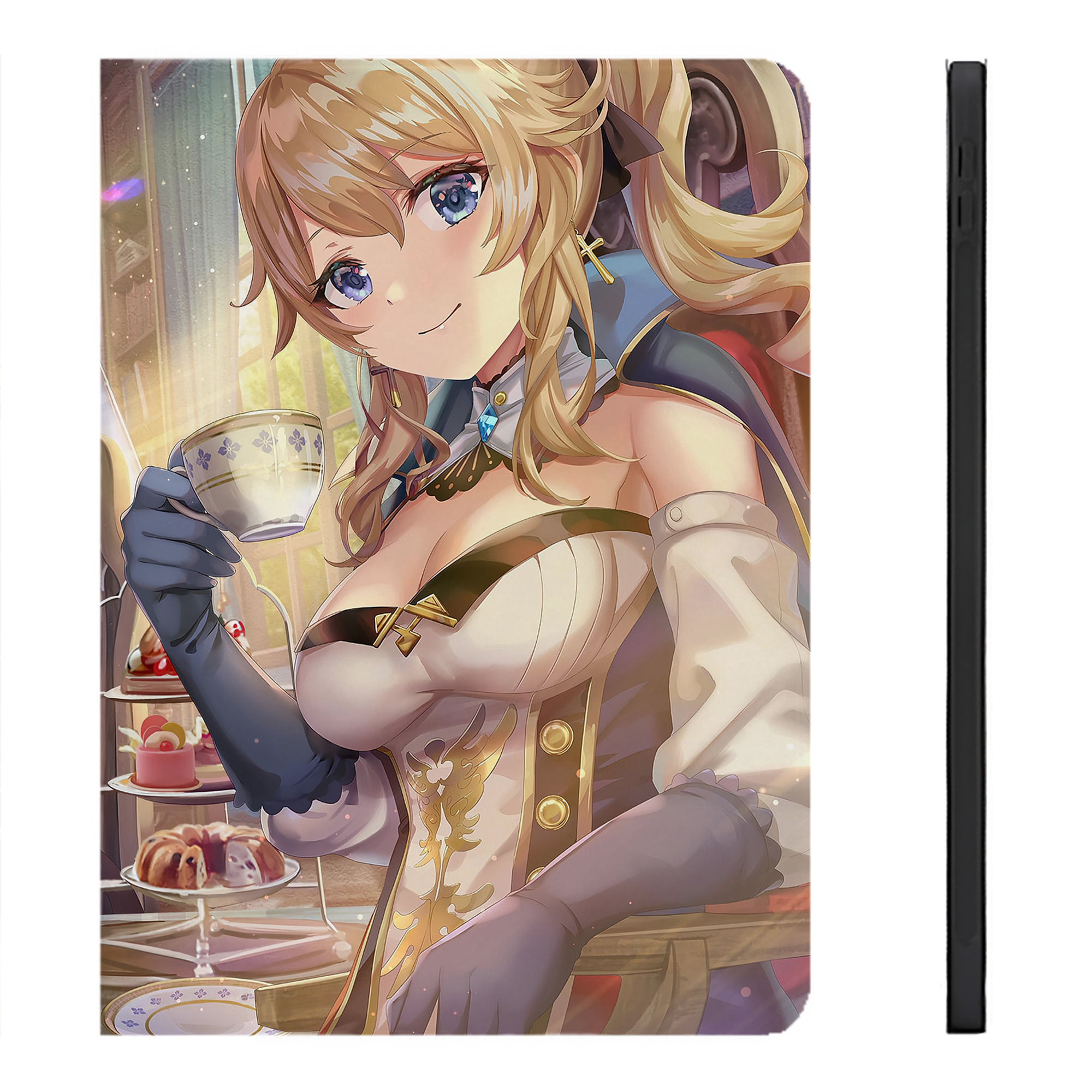 げんし神 genshin IPadケース ペンホルダー付き ブックスタイルデザイン